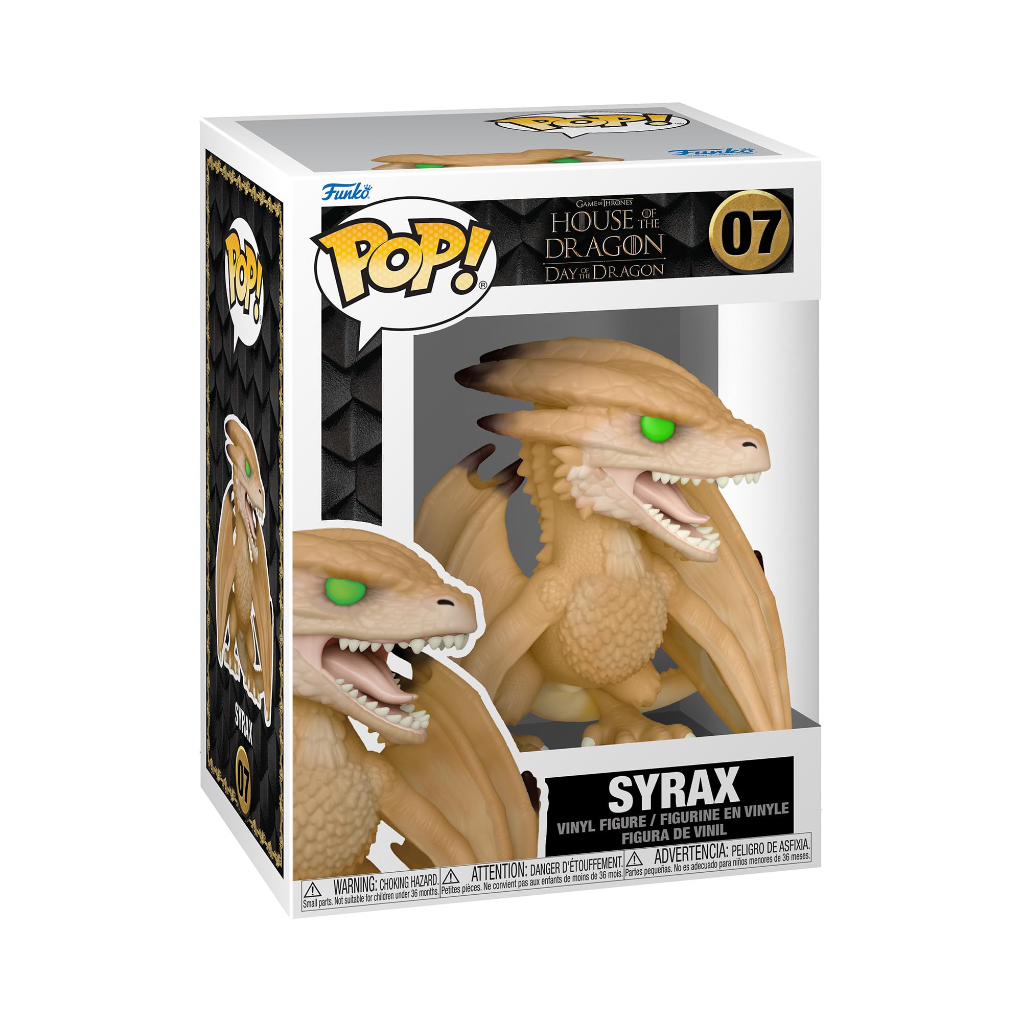 Funko POP! Television: House of the Dragon - Syrax - Dragon - Collectable Vinyl Figure - Gift Idea - Official Merchandise - Toys For Kids & Adults - Model Figure for Collectors and Display