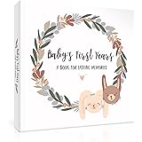 Beautiful Baby Memory Book for Modern Families - First 5 Years Gender Neutral Journal Records All Your Baby Girl or Boy's Mil
