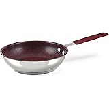 HISTORY – Forged in Fire – 6 Inch Stainless Steel Non Stick Skillet – Comfort Grip Handle - Oven Safe up to 500 - Compatiable