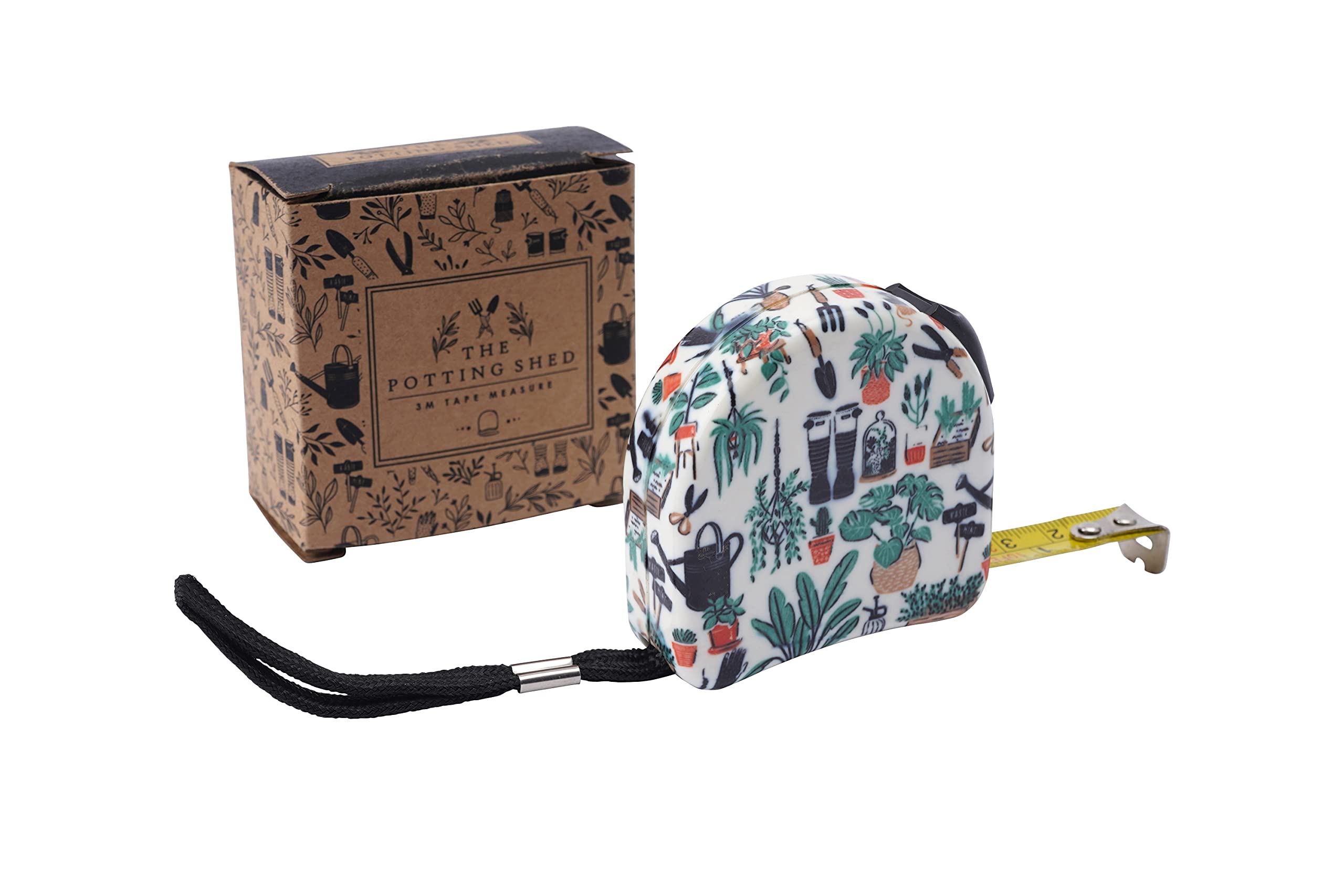 CGB Giftware | 3m Tape Measure | With Gift Box | DIY Tool | Gardening Print | The Potting Shed Range | GB05715