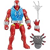 SPIDER-MAN MixMashers Marvel Scarlet Spider Custom Mix-and-Match Action Figure & Accessories, 5-Inch-Scale (12 cm) Super Hero Toys for Kids Ages 4+
