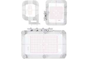 MagnaHoop Magnetic Hoop Set for Brother SE600 PE545 PE550D LB5500 SE700 SE725 PE535 SE400 PE525 PE540D PE500 SE625 SE630 SE425 Innovis Babylock, Metal Magnet Embroidery Machine Sash Frames (3in1-AM)