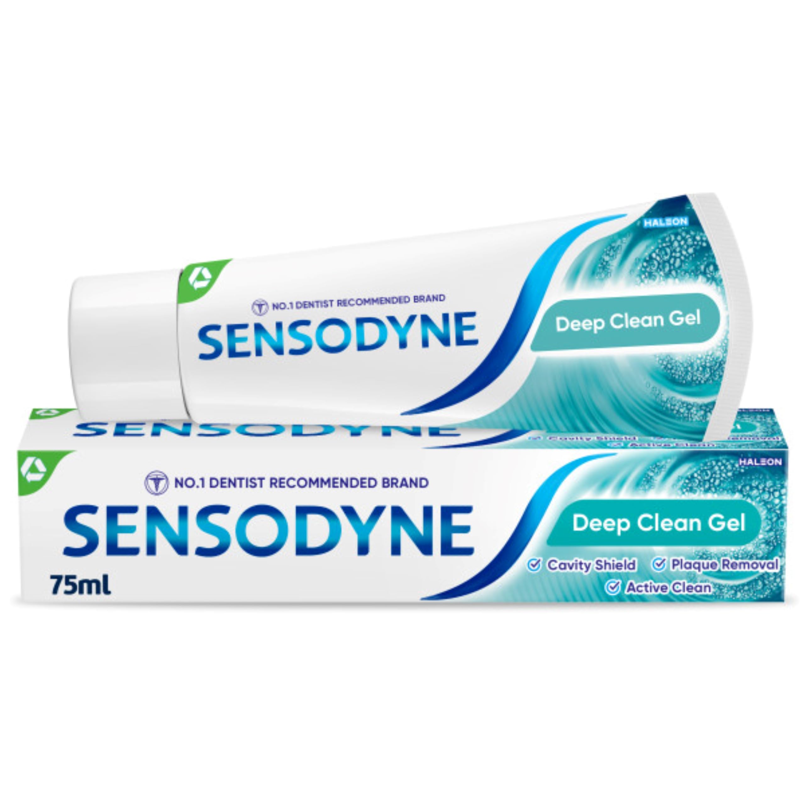 Sensodyne Toothpaste Daily Care Deep Clean Gel, Sensitive Toothpaste for Sensitive Teeth, 75ml