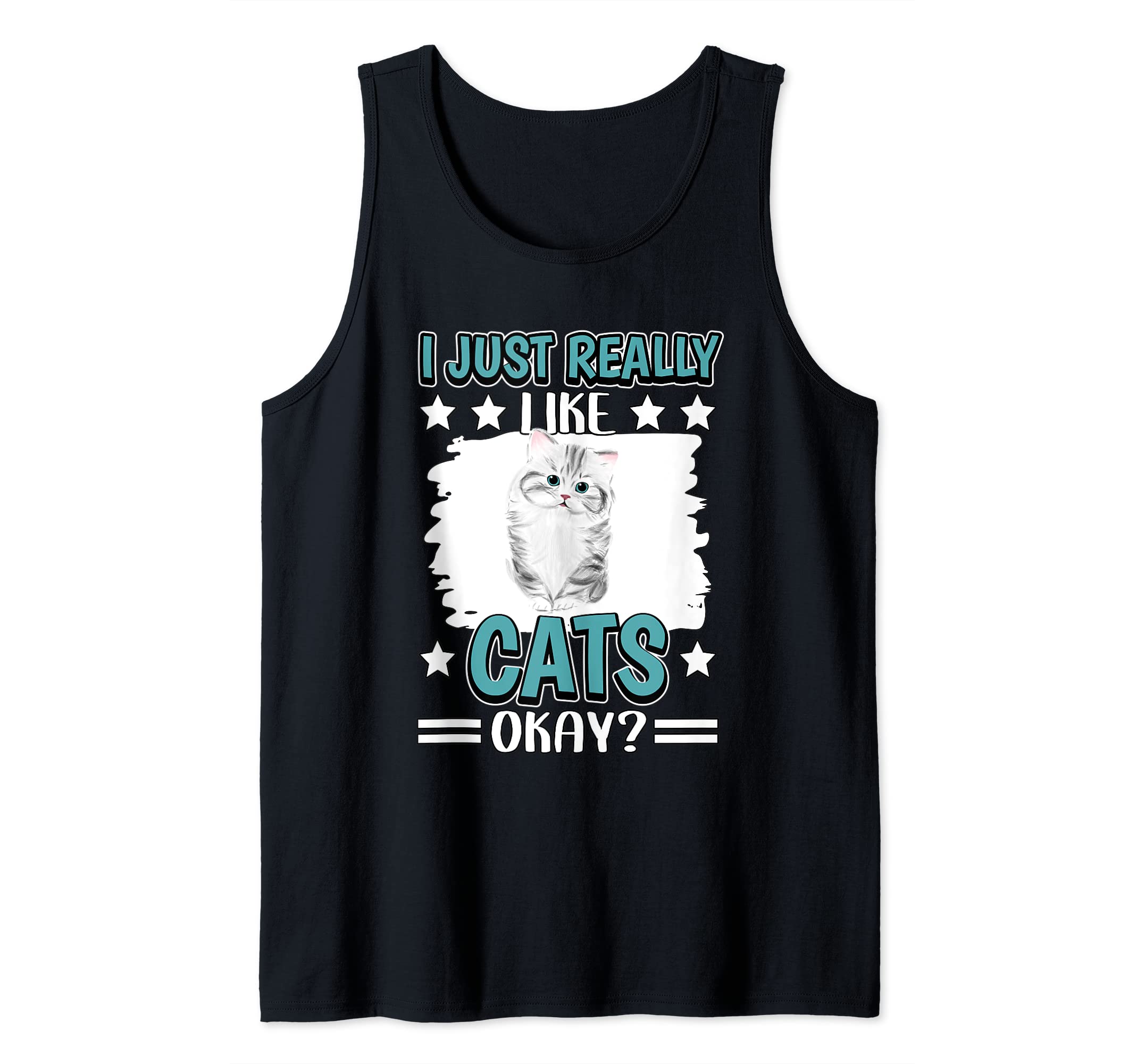 I Just Really Like Cats Okay Cat Tank Top