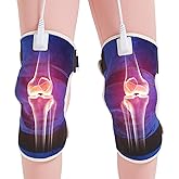 AOKESTE Knee Heating Pad for Pain Relief,Heating Pad for Knee for Aching,Heated Brace for Joint Pain, Soreness Swelling,Auto Shut Off,86℉~158℉ Adjustable Temp