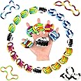 20pack Tangles Fidget Toy, Multicolored ADHD Fidget Toys for Kids and Adults, Quiet Fidgets, Twisty Brain Imagine Tools Senso