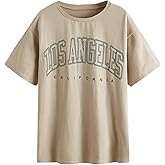 SOLY HUX 2024 Jersey Shirts for Women Number Graphic T Shirt V Neck Half Sleeve Oversized Tees Summer Streetwear Tops