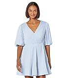 MILLY Elle Pleated Dress Sky 4