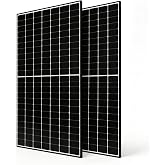 880W (2&times;440W) Solar Panels for 12/24/48V System, High-Efficiency Half Cell N-Type 16BB Monocrystalline PV Module Power Charger for RV Marine Rooftop Farm Battery and Other Off-Grid Applications
