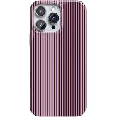 Casely iPhone 16 Pro Case | Stripes and the City | Tiny Pinstripe | Compatible with MagSafe | Classic Ultra Slim Design