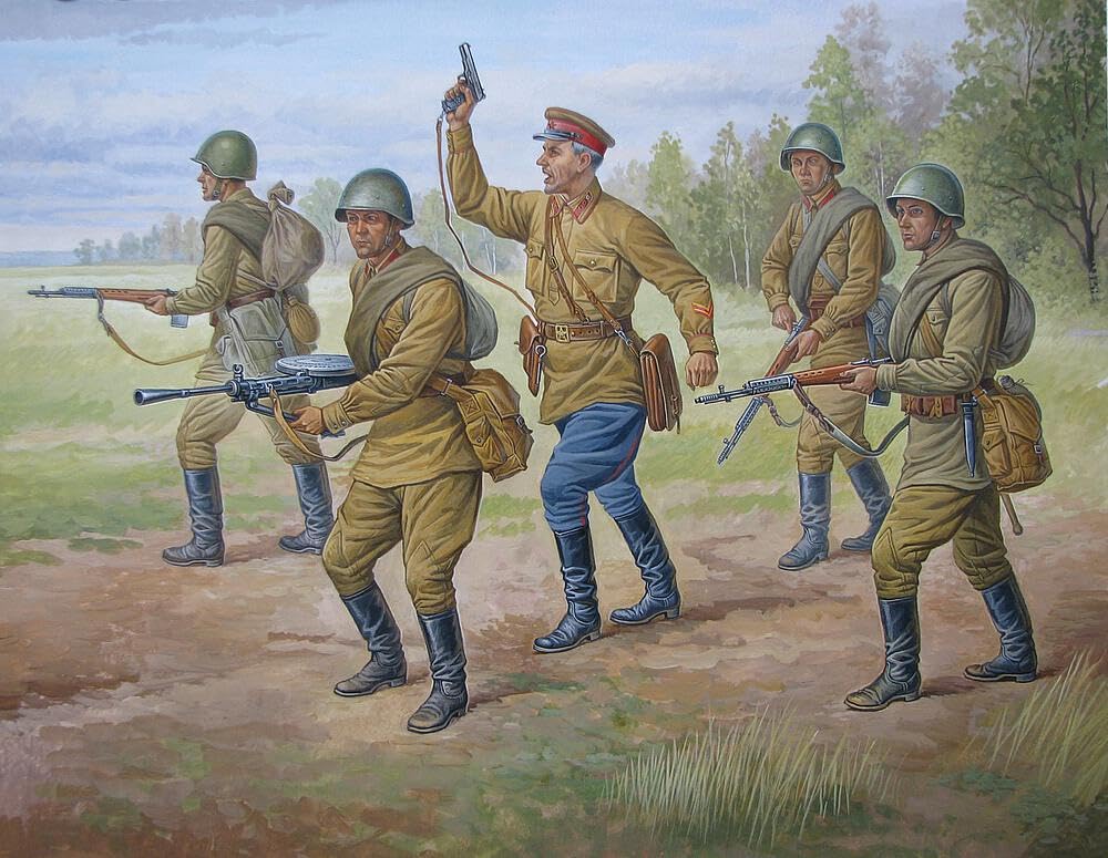 Zvezda 1/72 WWII Soviet Regular Infantry 1941-42
