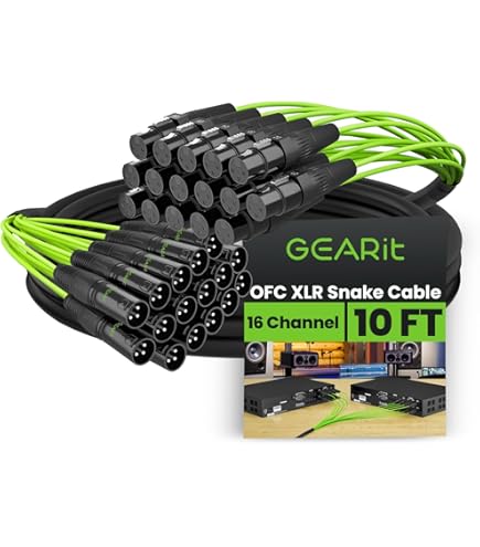 Amazon.com: Mamba 16XDB - 16 XLR Combo ל-2 DB25 Audio Patch Bay