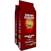 2 Packs Douwe Egberts Aroma Rood Whole Beans Coffee x 17.6oz/500g