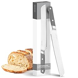 Misen Serrated Bread Knife – High-Carbon Japanese