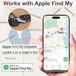 YAOTE Air Tracker Tags 4 Pack Luggage Tracker Works