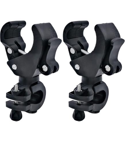 Support De Lampe Vélo Gaciron - 2 Pièces, Plastique Robuste, Facile à Installer, Pour Phares Gaciron Sur Extension Ordinateur - 8