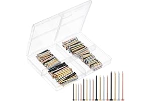 Mr. Pen- Nail Assortment Kit, 600 pcs, 4 Sizes, Assorted Colors, Small Nails for Hanging Pictures, Finishing Nails, Wall Nail