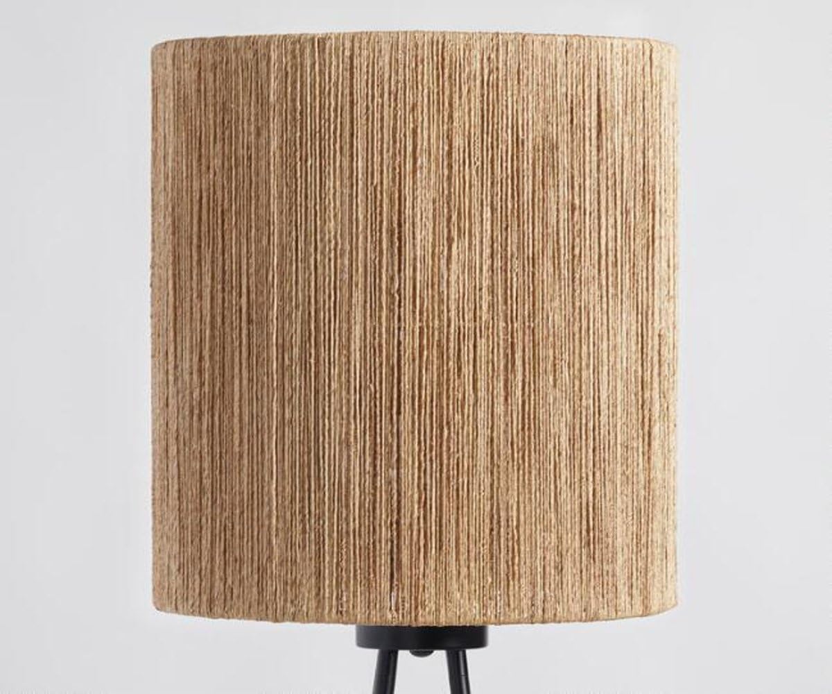 jute floor lamp