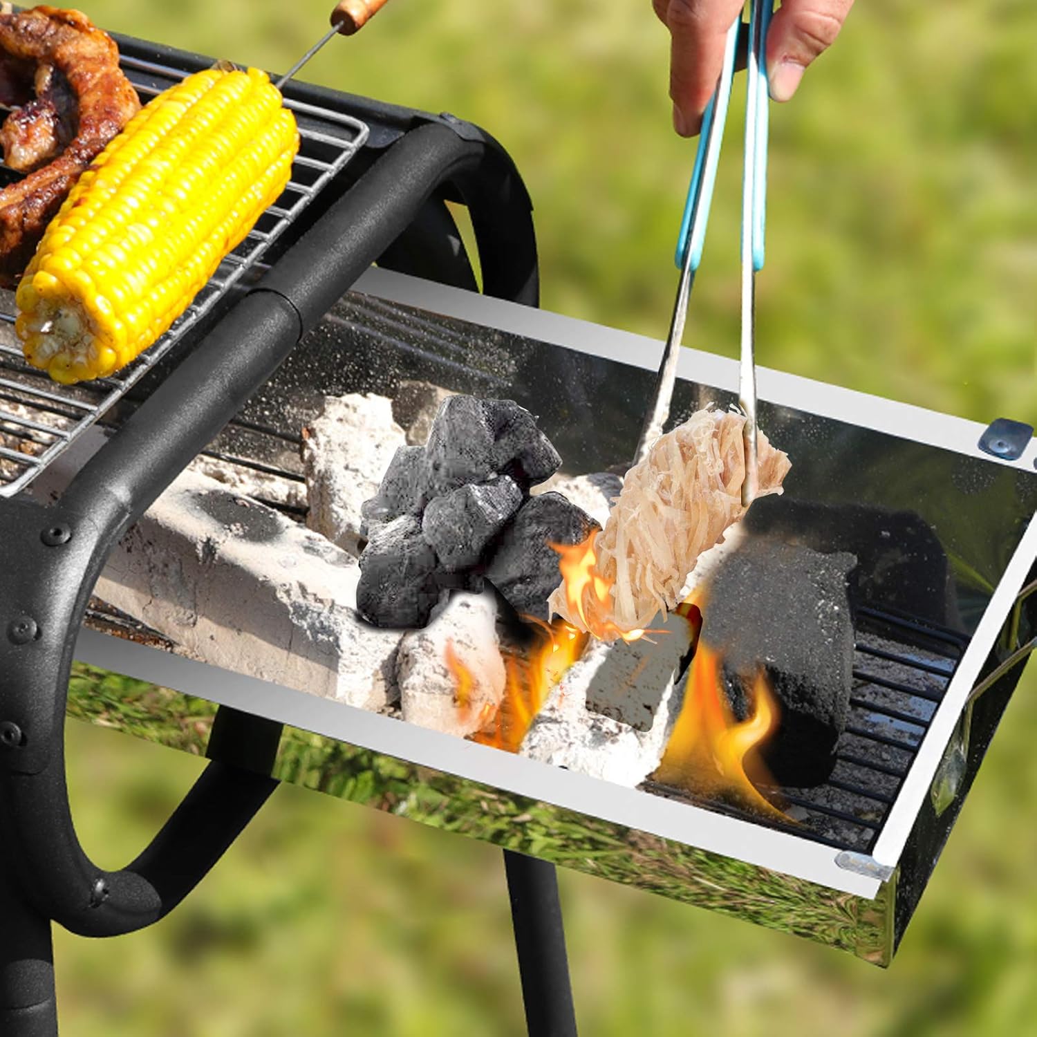 Obligatoryy Fire Starter for Indoor Fireplace Camping Grill BBQ Camp Fire Pit Charcoal Starters Quickly Ignite Charcoal and firewood 25P : Garden & Outdoor