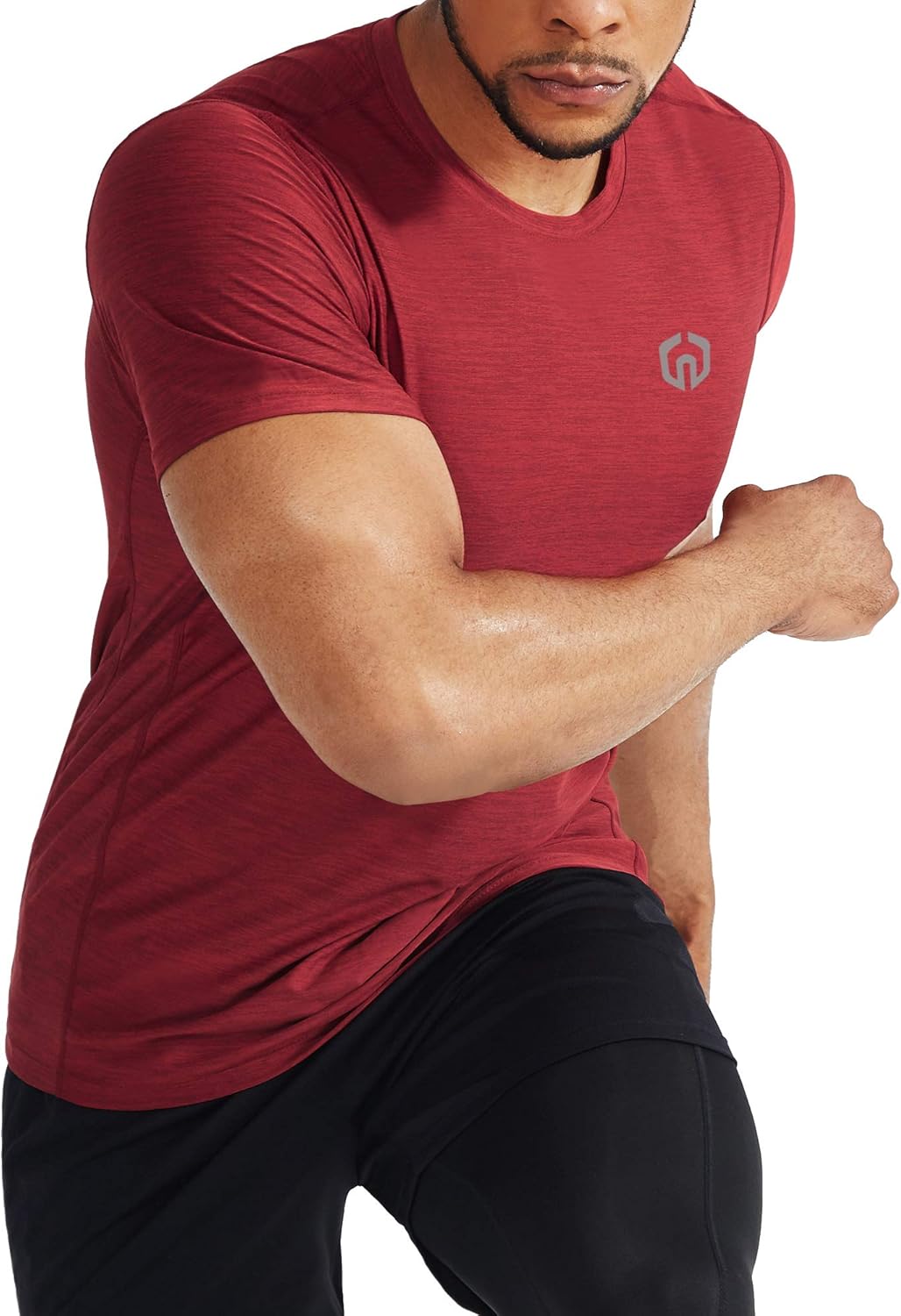 Neleus Men's Dry Fit Performance Running Athletic Shirt: Clothing