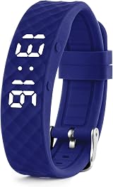 TabTime Vibrating Alarm Reminder Watch Blue Small up to 10 Alarms per Day