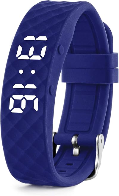 TabTime Vibrating Alarm Reminder Watch Blue Small up to 10 Alarms per Day