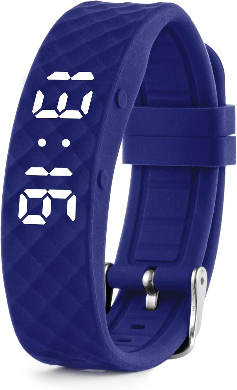 TabTime Vibrating Alarm Reminder Watch Blue Small up to 10 Alarms per Day