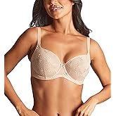 Panache Tango Balcony Bra for Women – Wired, Non-Padded Full Cup Support with Leaf Embroidery