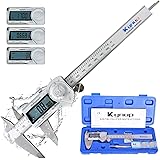 Kynup Digital Caliper, Caliper Measuring Tool with Stainless Steel, IP54 Waterproof Protection Design, Easy Switch from…