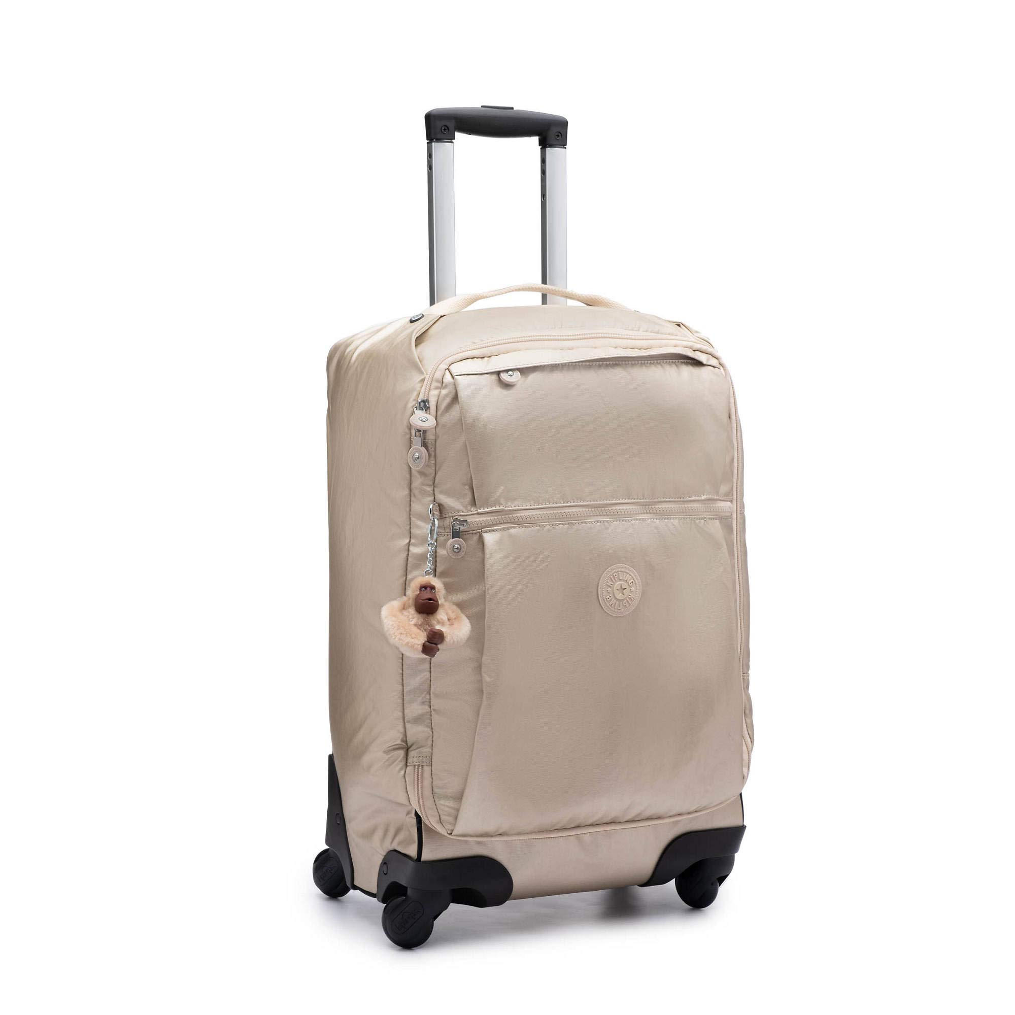 Kipling Women’s Darcey Small 22-Inch Softside Carry-On Rolling Luggage, Nylon, 360 Degree Spinning Wheels