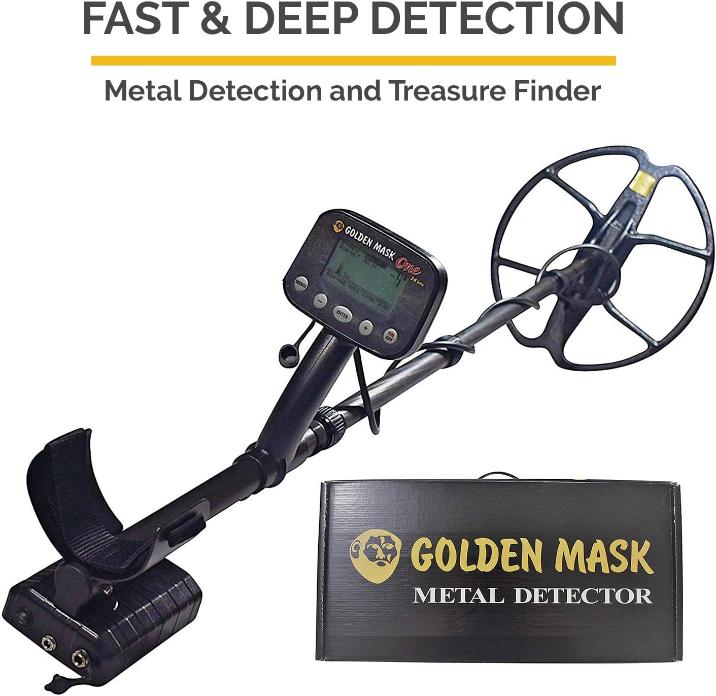 golden mask ONE-24 Detector de Metales: Amazon.es: Jardín