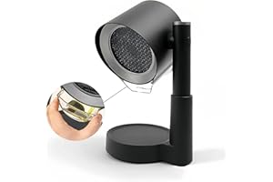 XAMATTS Portable Range Hood - Desktop Kitchen Exhaust Fan Extractor, Ductless Mini Smoke Airhood for Indoor Cooking, RV Camper Cooktop Absorber, Air Vent Filter System, 3-Speed Smokeless Fans