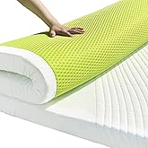 3 Inch Full Firm Mattress Topper, Extra Firm Memory Foam Bed Topper for Pain Relief, Cooling Gel-Infused & Removable Cover, CertiPUR-US & Oeko-Tex Certified