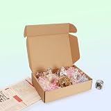 HORLIMER 25 Pack Shipping Boxes 23x15.5x5cm Corrugated Brown view 4