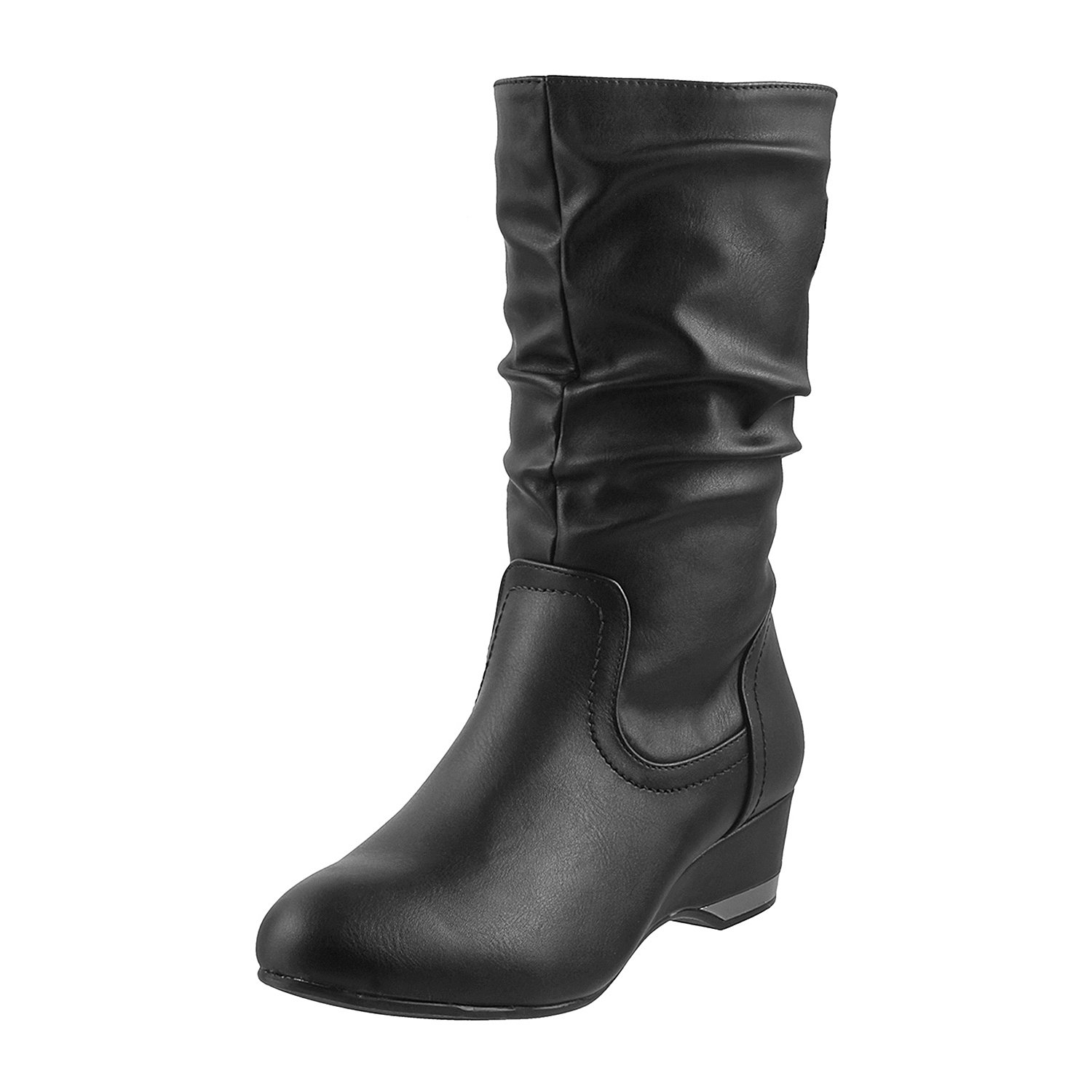 mochi women synthetic boots (31-7539)