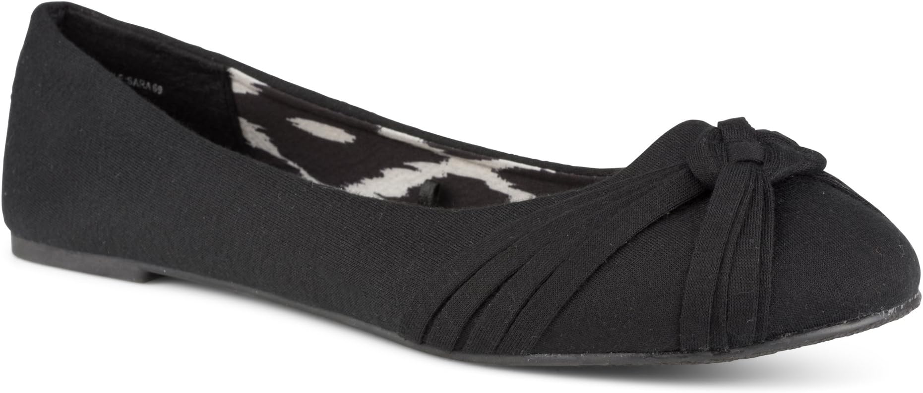 Twisted Women's SARA Canvas Knotted Toe Ballet Flat
