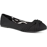 Twisted Women's SARA Canvas Knotted Toe Ballet Flat