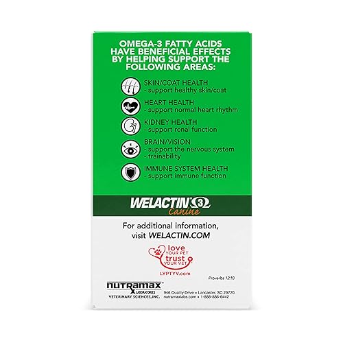 Nutramax Welactin Canine Soft Gel 120 ct in Oman Whizz Pet