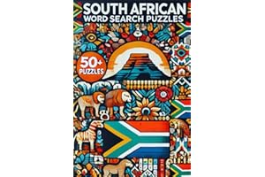 South African Word Search Book: Word Searches with Easy to Read Print about South Africa, South African Destinations and South African Travel ... Gift for Vacations, Holidays