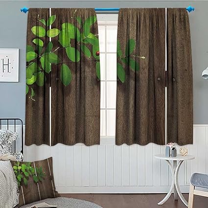 Amazon Com Ladybugs Decorations Collection Room Darkening Wide