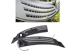 7BLACKSMITHS Windshield Wiper Cowl Cover Panel Compatible With 2004-2008 Ford F150 Outer Wiper Cowl Vent Grille Front Left & Right 2Pcs 4L3Z-15022A69-AA & 4L3Z-15022A68-BA