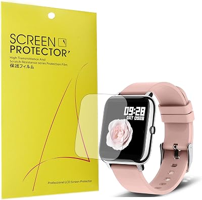 Giaogor Screen Protector for Popglory P22 Smartwatch 6 Pack HD Ultra Thin Film