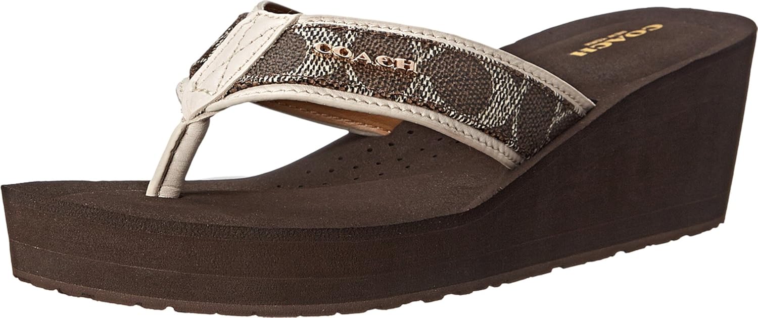 coach jolene flip flops