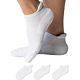 Viasox Ankle Compression Socks for Women & Men 3 Pack, 14 mmHg Support Improves Circulation, Extra Cushioned