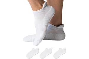 Viasox Ankle Compression Socks for Women & Men 3 Pack, 14 mmHg Support Improves Circulation, Extra Cushioned