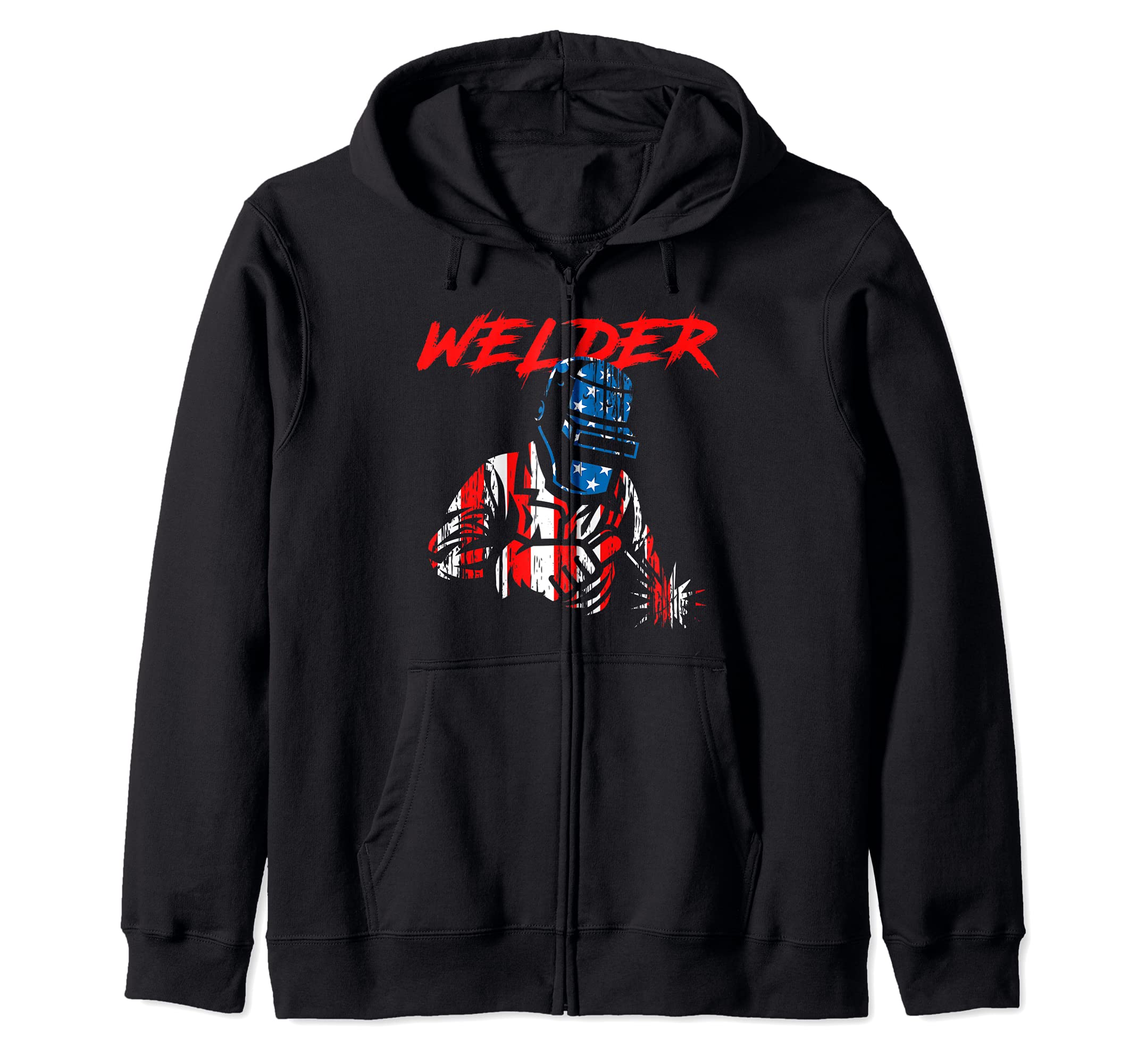 Welder Engineer Engineering Welding Fabrication Zip Hoodie