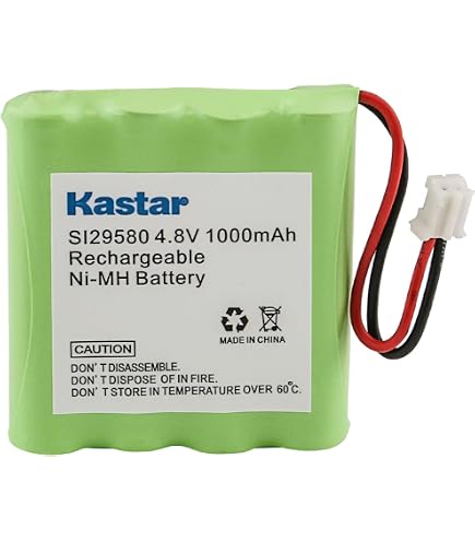 Kastar Replacement Battery For Motorola MBP43 Baby Monitors – 3.6V 1000mAh NiMH (Green)