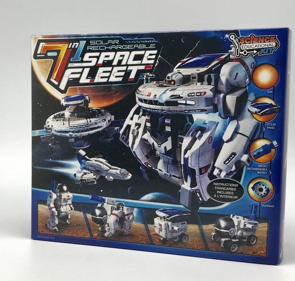 7 in 1 Solar Rechargeable Space Fleet