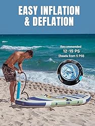 Niphean Inflatable Paddle Board with StabilTrac Fin