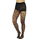 ToBeInStyle Women’s Valentine Day Themed Opaque Sheer Pantyhose w/Heart Love